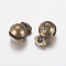 Alloy Charms, Bell with Om Symbol, Antique Bronze, 9x6x0.5mm, Hole: 1.5mm