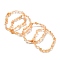Natural Citrine Bead Stretch Bracelets, Tumbled Stone, Nuggets, Inner Diameter: 2~2-1/4 inch(5.2~5.6cm)