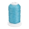 Waxed Polyester Cord, Flat, Sky Blue, 1mm, about 76.55 yards(70m)/roll