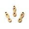 304 Stainless Steel Pendants, Infinity Symbol Charm, Ion Plating(IP), Laser Cut, Golden, 14x4x1.5mm, Hole: 1.4mm
