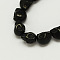 Synthetical Turquoise Beads Strands, Dyed, Skull, for Halloween, Black, 12.5~13x10~11x12.5~13mm, Hole: 1.6mm, about 26~30pcs/strand, 15.16 inch(38.5cm)