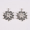 Tibetan Style Alloy Pendants Rhinestone Settings, Lead Free & Cadmium Free, Sun, Antique Silver, Fit For 1.5mm rhinestone, 23.5x18.5x3mm, Hole: 1.5mm