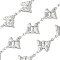 304 Stainless Steel Butterfly Link Chains, Soldered, with Spool, Stainless Steel Color, 22x17x4mm, about 5m/roll