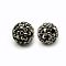 Polymer Clay Rhinestone Beads, Grade A, Round, PP15, Hematite, 14mm, Hole: 1.5mm, PP15(2.1~2.2mm)