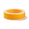 Braided Nylon Threads, Dyed, Knotting Cord, for Chinese Knotting, Crafts and Jewelry Making, Yellow, 1mm, about 21.87 yards(20m)/roll