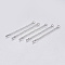 Tarnish Resistant 304 Stainless Steel Chain Extender, with Teardrop Chain Tab, Stainless Steel Color, 70x3mm, Hole: 4mm