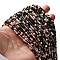 Natural & Synthetic Mixed Gemstone Beads Strands, Faceted Round, 3mm, Hole: 0.7mm, about 123~132pcs/strand, 14.57''~14.96''(37~38cm)