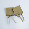 Microfiber Jewelry Storage Gift Pouches, Envelope Bags with Flap Cover, for Jewelry, Watch Packaging, Square, Olive, 6x6cm