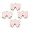 Alloy Enamel Pendants, Bowknot, Pink, 14.5x17x1mm, Hole: 2mm