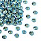Preciosa® MAXIMA Crystal No Hotfix Flatback Stones, Czech Crystal, Dura Foiling, Round(438 11 615 Chaton Rose), 23980 200 Jet AB, SS10(2.7~2.9mm)