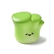 Resin Vegetable Figurines Ornament, for Home Desktop Decoration, Leek, 13.5x16x12.5mm