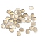 Natural Grey Agate Cabochons, Oval, 8x6x3~3.5mm