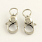 Tarnish Resistant 304 Stainless Steel Swivel Lobster Claw Clasps, Swivel Snap Hooks, Stainless Steel Color, 25x11x6mm, Hole: 6mm