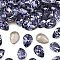 Preciosa® MAXIMA Crystal Fancy Stones, Czech Crystal, 435 16 301 Baroque Pear, Dura Foiling, 20410 Tanzanite, 14x10mm