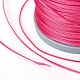 Вощеный шнур полиэстера YC-E002-0.8mm-B803-3