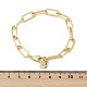 Латунные браслеты скрепки BJEW-H537-10G-5