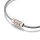 Застежки для ключей из проволоки из нержавеющей стали STAS-WH0014-42A-2
