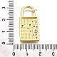 Латунные микро проложить кубического циркония подвески KK-K401-30G-3