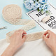 12 ярд хлопковых кружевных лент в форме ромбов DIY-WH0580-03-4