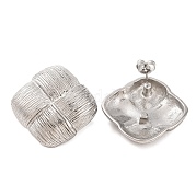 Серьги-гвоздики из нержавеющей стали 304 EJEW-G395-39P