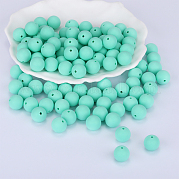 Круглые силиконовые фокусные бусины SI-JX0046A-38