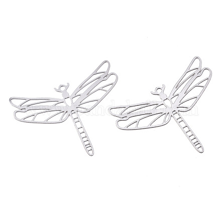 Подвески из филигранной нержавеющей стали 201 STAS-S118-008P-1