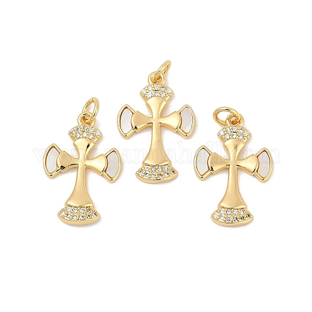 Латунные микро проложить кубического циркония подвески KK-U055-28G-1