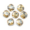 Pointed Back Glass Rhinestone Cabochons, Faceted, Back Plated, Square, Pale Goldenrod, 12x12x5mm