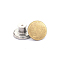Alloy Button Pins for Jeans, Nautical Buttons, Garment Accessories, Round, Antique Bronze, 17mm