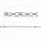 Tarnish Resistant 304 Stainless Steel Cable Chains, Soldered, with Spool, Flat Oval, Stainless Steel Color, 1.5x1.3x0.3mm, about 10m/roll