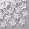 Frosted Acrylic Bead Caps, 20x21.5x4.5mm, Hole: 1.6mm, about 1630pcs/500g
