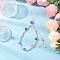 Cat Eye Mobile Straps, with Nylon Threads, Clear, 207mm