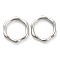 Non-Tarnish 304 Stainless Steel Linking Rings, Ring, Stainless Steel Color, 15x13.5x2mm, Inner Diameter: 10.5x10mm