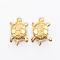 304 Stainless Steel European Beads, Large Hole Beads, Tortoise, Golden, 17x11.5x9mm, Hole: 5mm