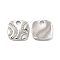 Non-Tarnish 304 Stainless Steel Pendants Rhinestone Settings, Square, Stainless Steel Color, 14x14x2mm, Hole: 2.5mm, Fit For 0.7mm Rhinestone
