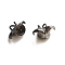 Brass Clown Hat Head Pins, for Baroque Pearl Making, Gunmetal, 17x8mm