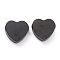 Ion Plating(IP) 304 Stainless Steel Beads, Heart, Gunmetal, 8.5x9.2x3mm, Hole: 1.8mm