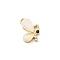 Alloy Pendants, Insect Charms, with Opaque Resin, Real 16K Gold Plated, Butterfly, 13.5x9x3.5mm, Hole: 1.6mm