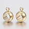 201 Stainless Steel Tube Bails, Loop Bails, Round, Golden, 9x6.5x5mm, Hole: 1.5mm, Inner Diameter: 4mm