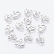 Tarnish Resistant 201 Stainless Steel Charms, Elephant, Stainless Steel Color, 9.5x11x1mm, Hole: 1mm