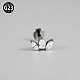 Серьги g23 из титана с микропаве из кубического циркония для хряща WG0CACB-05-1
