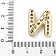 Латунные микро проложить кубического циркония подвески KK-Z108-02G-N-3