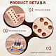 Доска для хранения органайзера для деревянных щипцов DIY-WH0136-104B-3