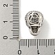 Латунь микропаве черный кубический цирконий ZIRC-P119-22P-3