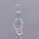 Стеклянные подвески брелок KEYC-JKC00192-M-2