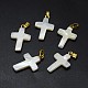 Подвески из раковины SSHEL-E565-B-01G-2