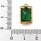 Подвески из нержавеющей стали 304 со стразами STAS-M084-06G-02-3