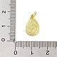 Подвески из латуни с покрытием из эмали KK-M293-37G-03-3