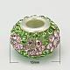 Cmолы Rhinestone Европейский бисером GPDL-C004-S-2