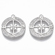 Латунные микро проложить кубического циркония подвески KK-R130-016P-NF-1